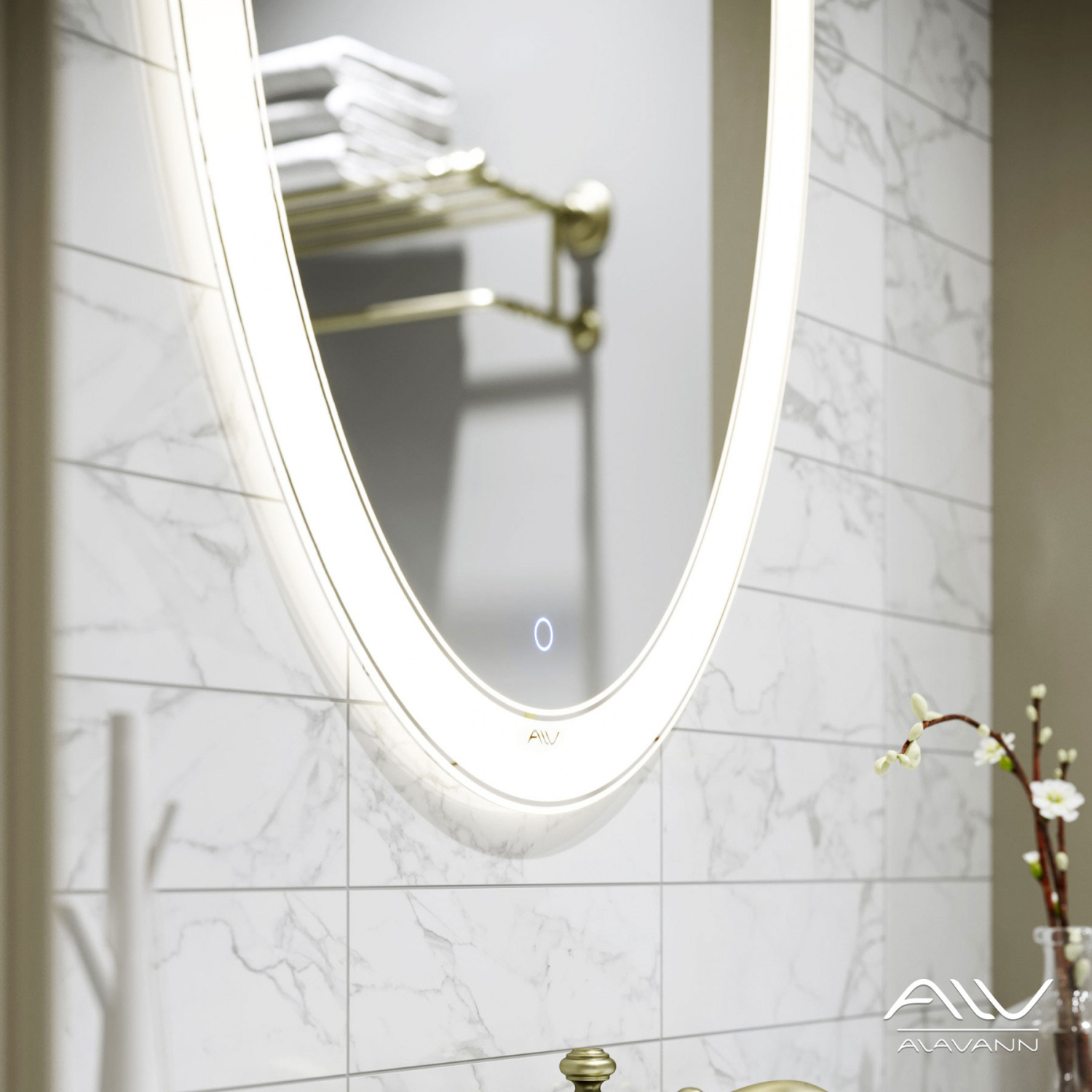 Зеркало Alavann Rodeo 60 свет, сенсор