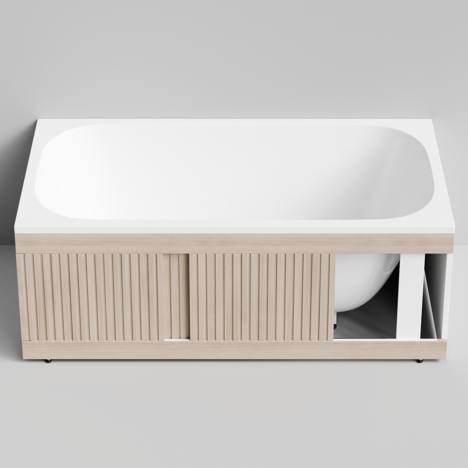 Экран под ванну Vod-ok Тач 150 раздвижной дуб + 15 цветов