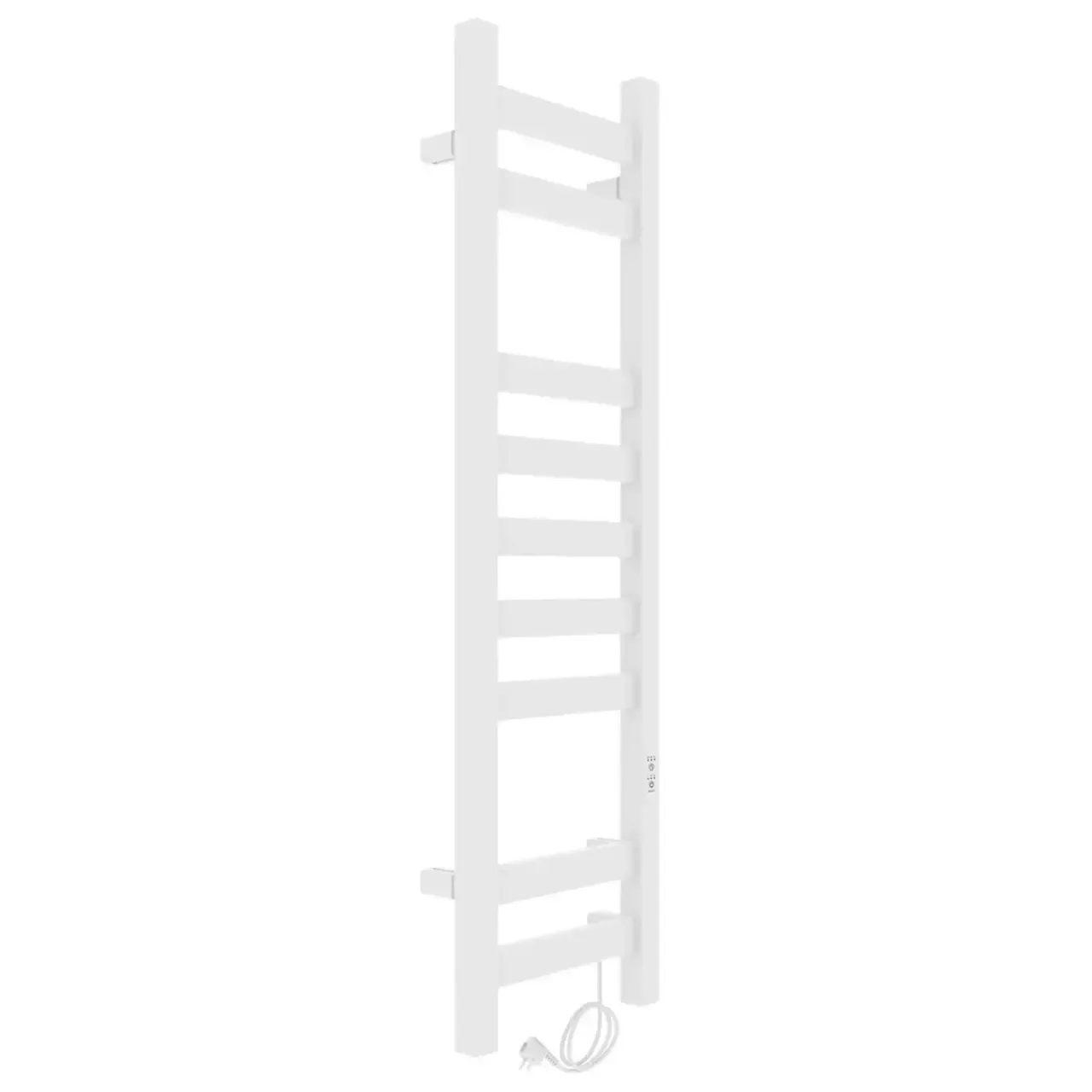 Полотенцесушитель электрический Laris Флавиа ЧК П9 200х800 правый, белый матовый муар