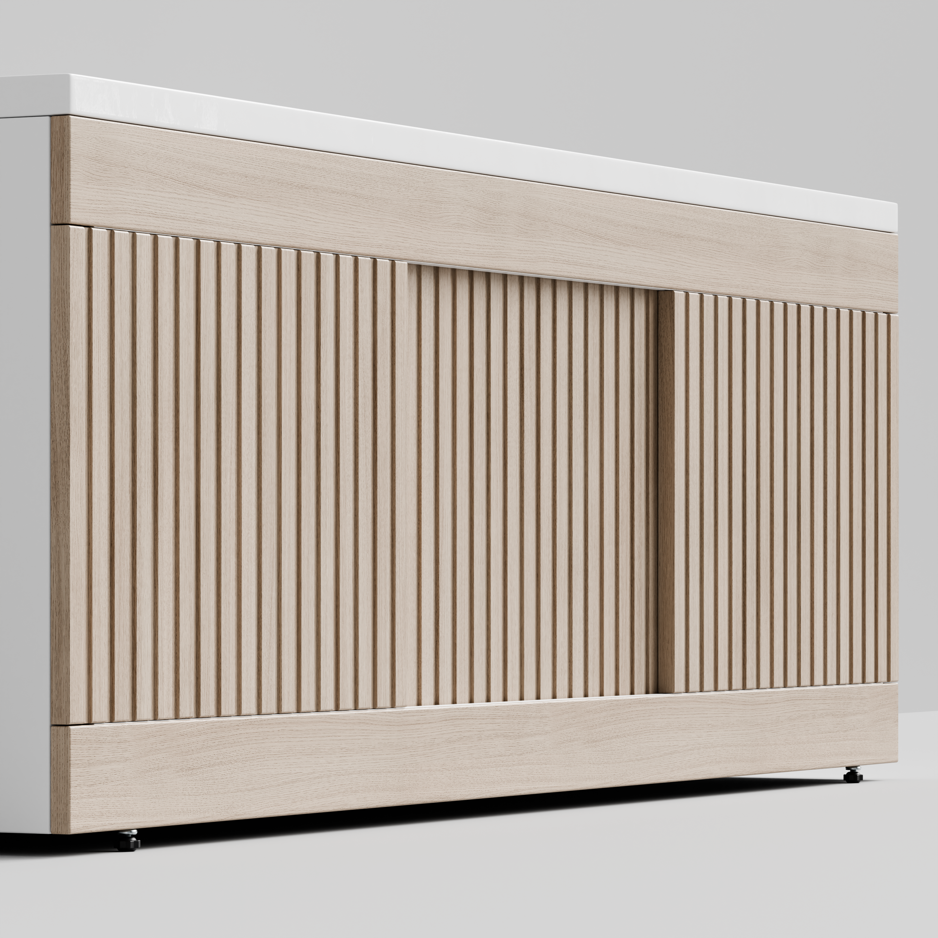 Экран под ванну Vod-ok Тач 150 раздвижной дуб + 15 цветов