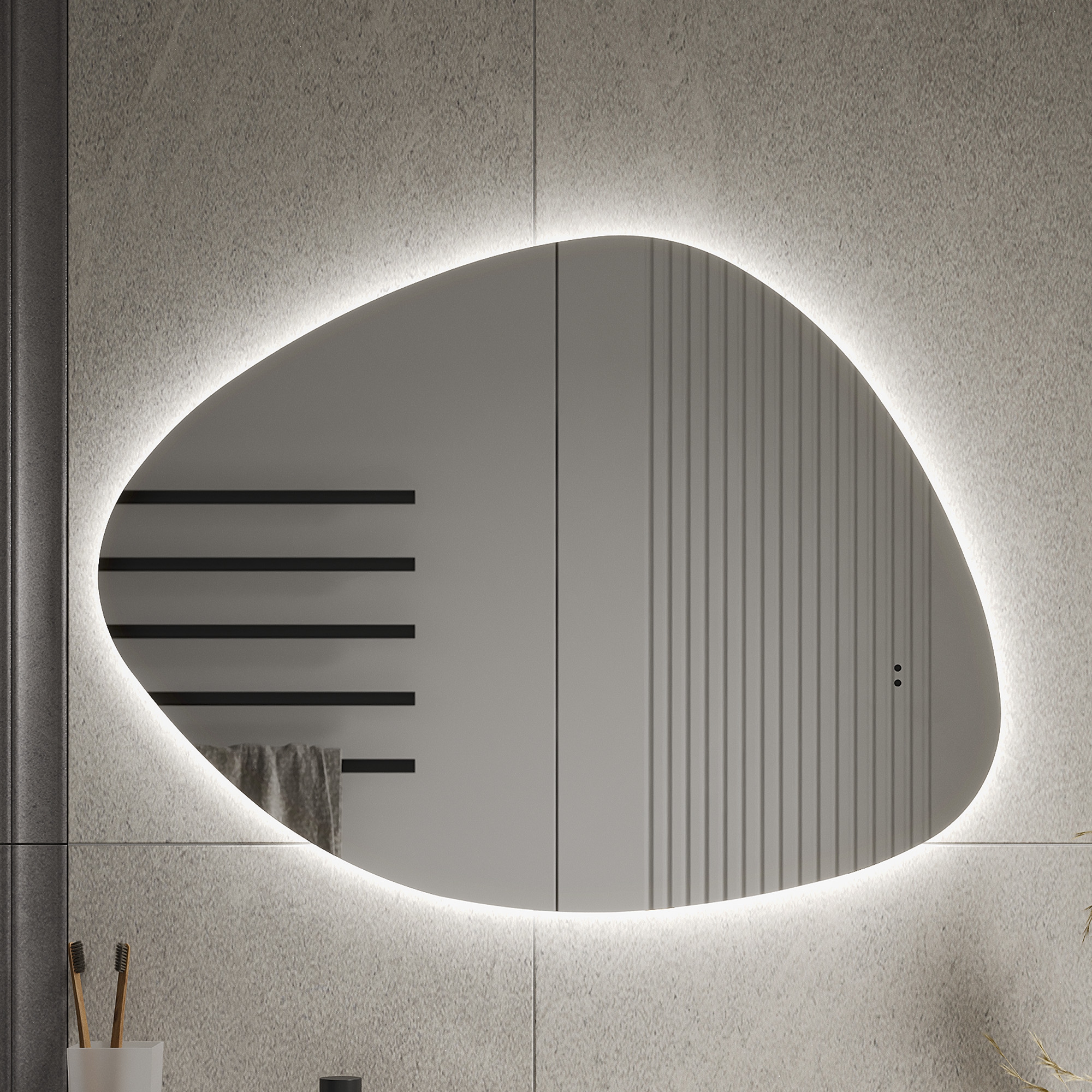 Зеркало Vigo Flam Classic 600 свет, сенсор