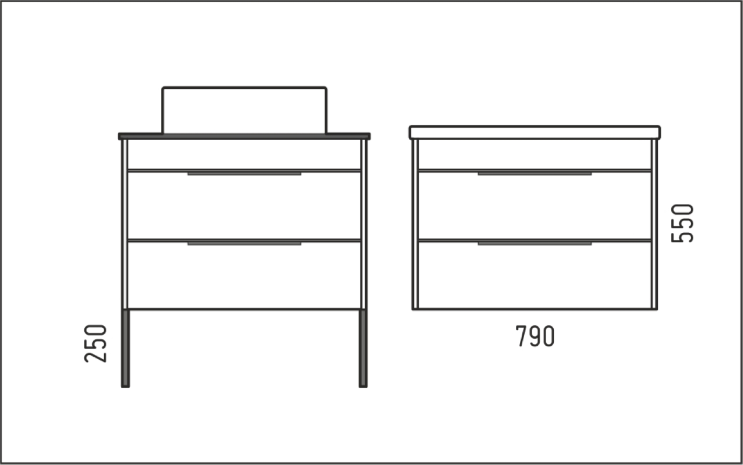Тумба подвесная Corozo Форест 80 Z2 с раковиной Сомо 80 дуб конзас