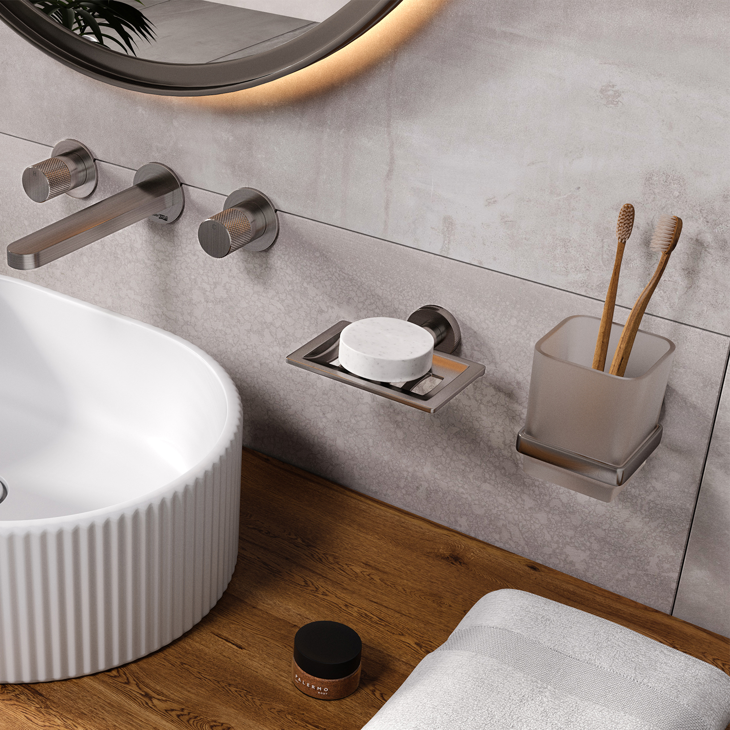 Дозатор для мыла WasserKRAFT Tauber K-64499