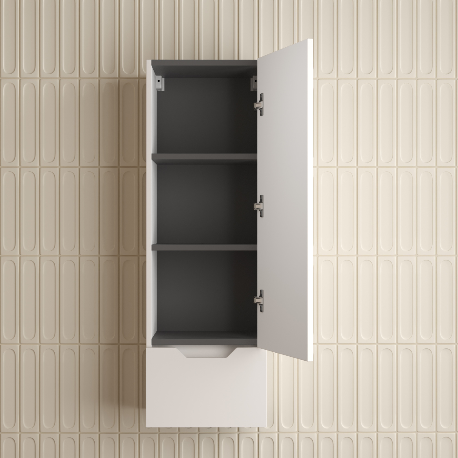 Пенал Style Line Остин 36 R, подвесной, 1 ящик, белый