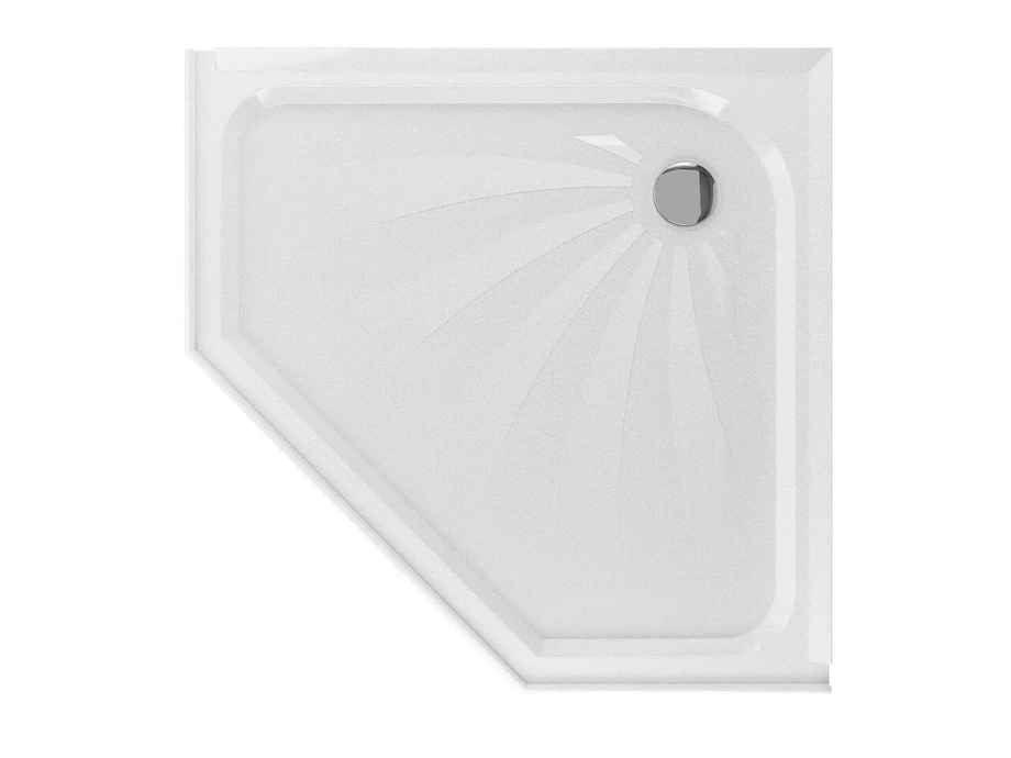 Поддон для душа Aleх Baitler AB10017V-1 100х100 пятиугольный, акриловый, белый