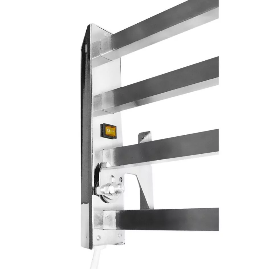 Полотенцесушитель электрический полка Domoterm DMT 73 25х83 L левый, хром