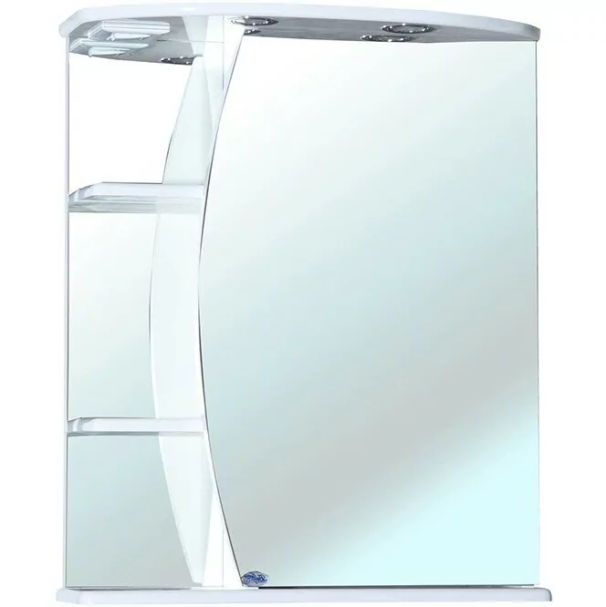 Зеркало-шкаф Bellezza Луна 60 R свет, белый