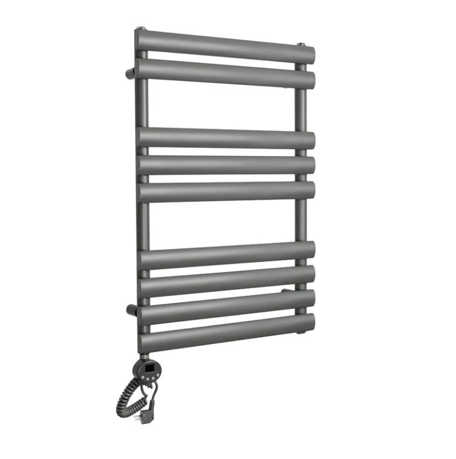 Полотенцесушитель электрический Domoterm Альфа П9 500х820 EL левый, графит