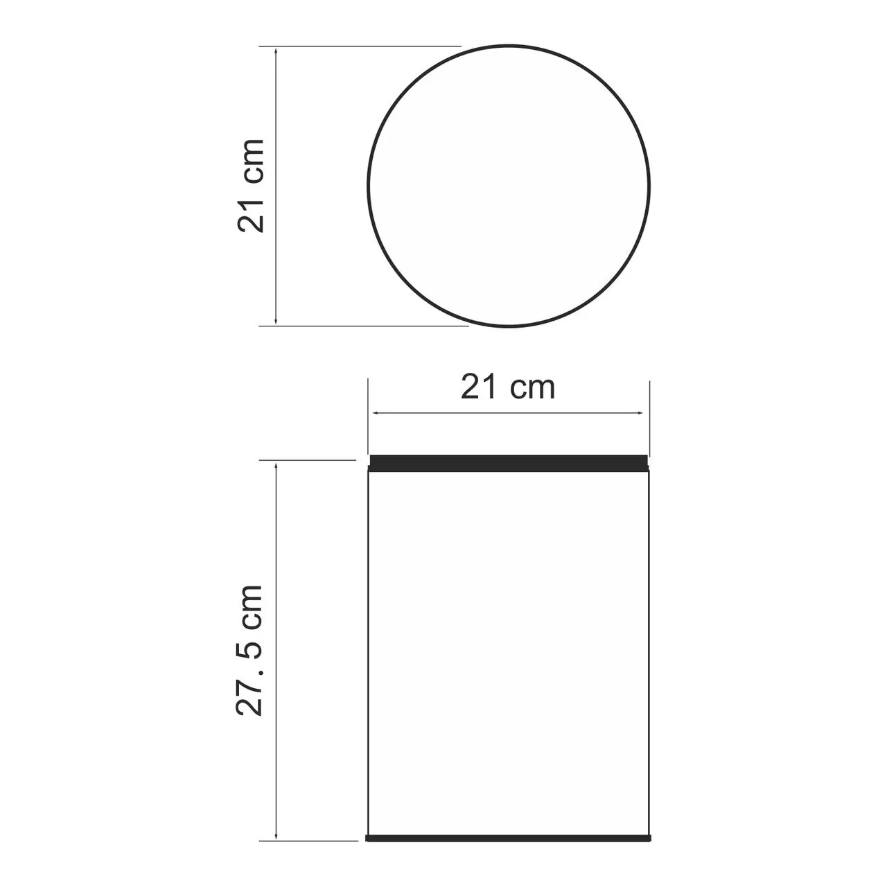 Ведро для мусора WasserKraft K-625 хром