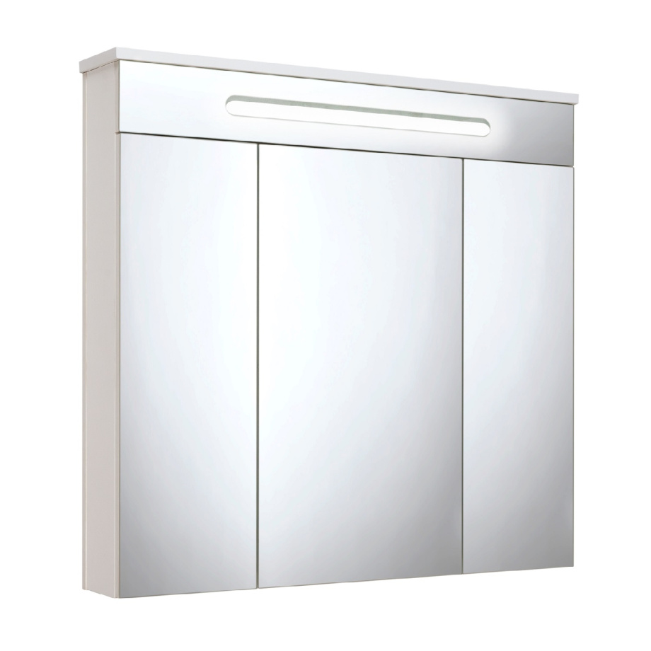 Зеркало-шкаф Runo Парма 75 белый