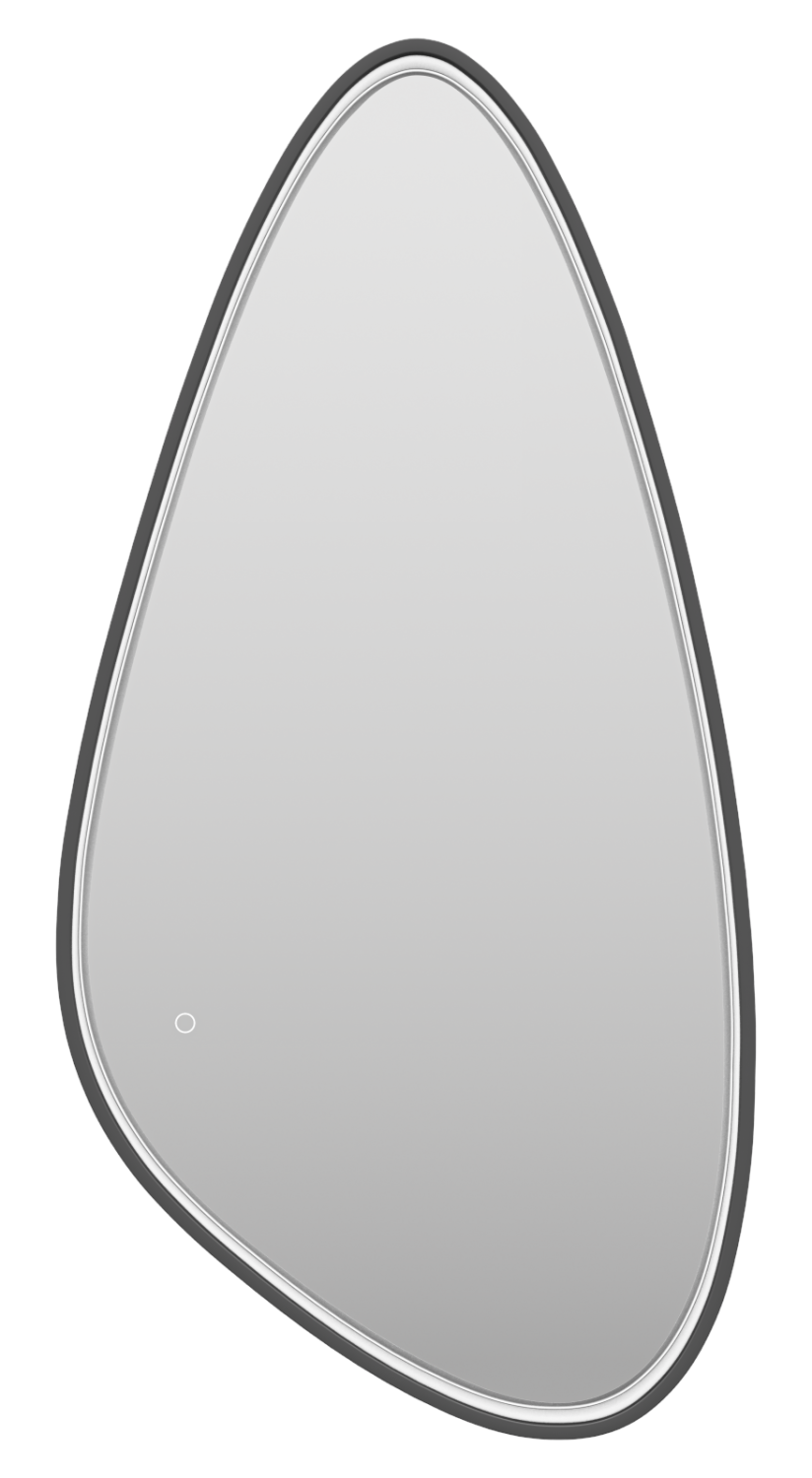 Зеркало Brevita Venus 600x1200 черный