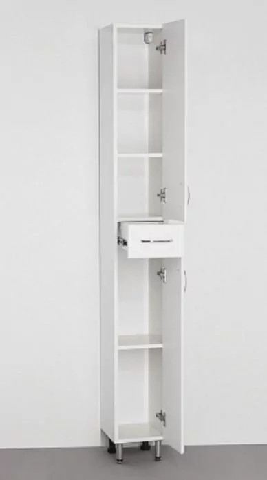 Пенал Style Line Стандарт 24 R напольный, белый