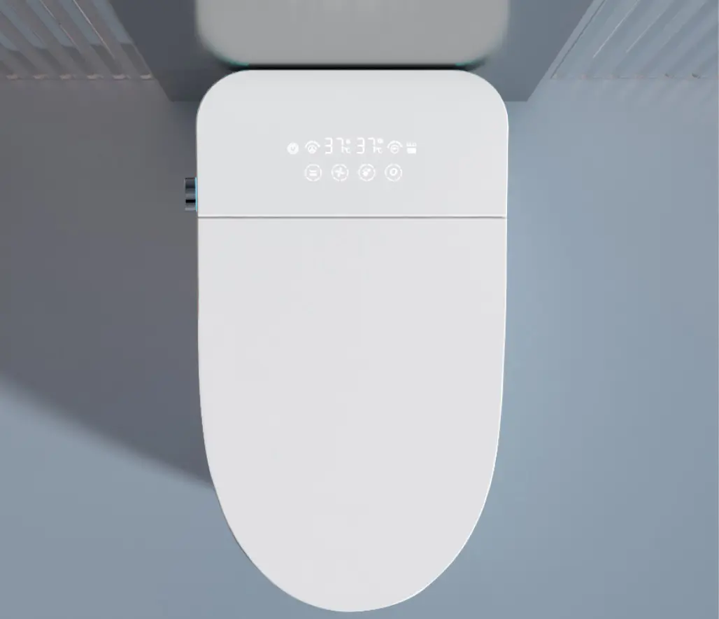 Унитаз Ceruttispa CHIARA Smart CT11167 с дистанционным управлением (680x400x470), напольный, белый