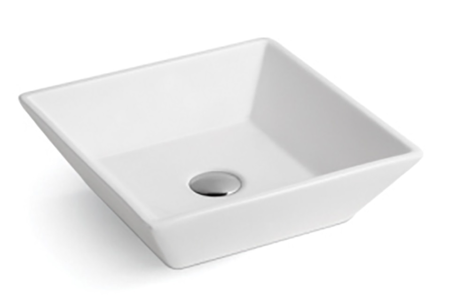 Раковина SantiLine SL-1014 накладная, белая