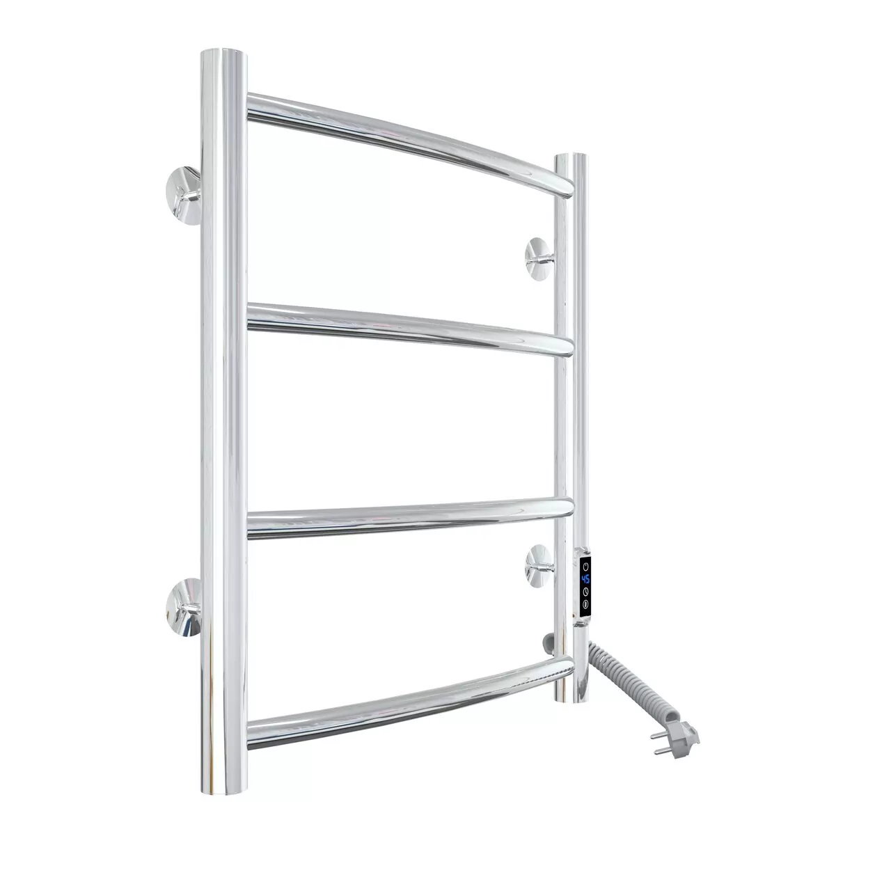 Полотенцесушитель электрический Laris Классик П4 400х500 с терморегулятором, правый, хром