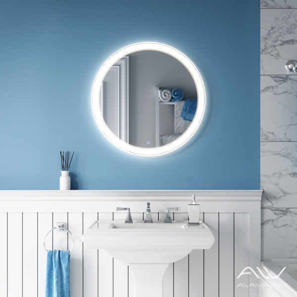 Зеркало Alavann Solis 60 свет, антизапотевание, сенсор