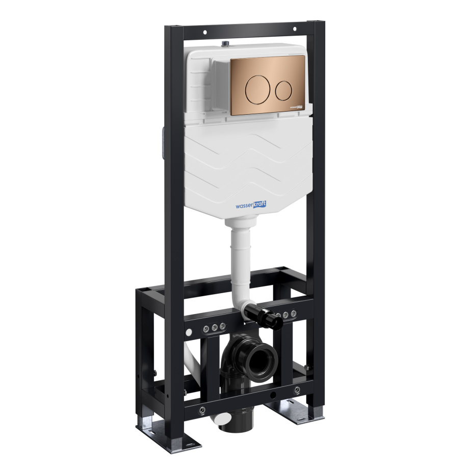 Инсталляция WasserKraft Dill 61TLT.010.ME.RG02 для подвесного унитаза, с кнопкой