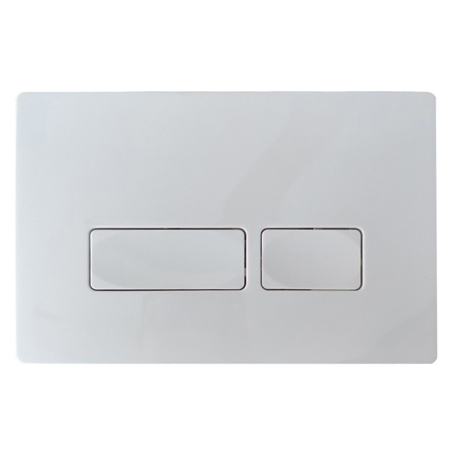 Кнопка смыва Cerutti Spa CR02WH (белая, матовая)