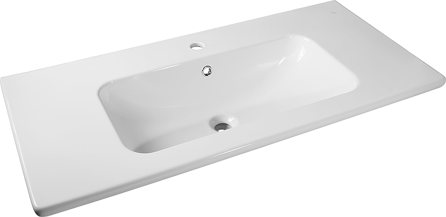 Тумба с раковиной подвесная Dreja Euphoria 100 см, серый базальт