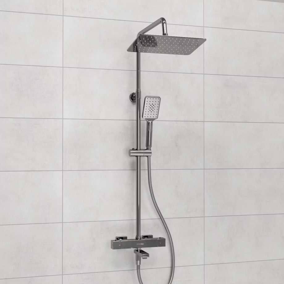 Душевая стойка WasserKraft A199.069.126.087.CH Thermo хром
