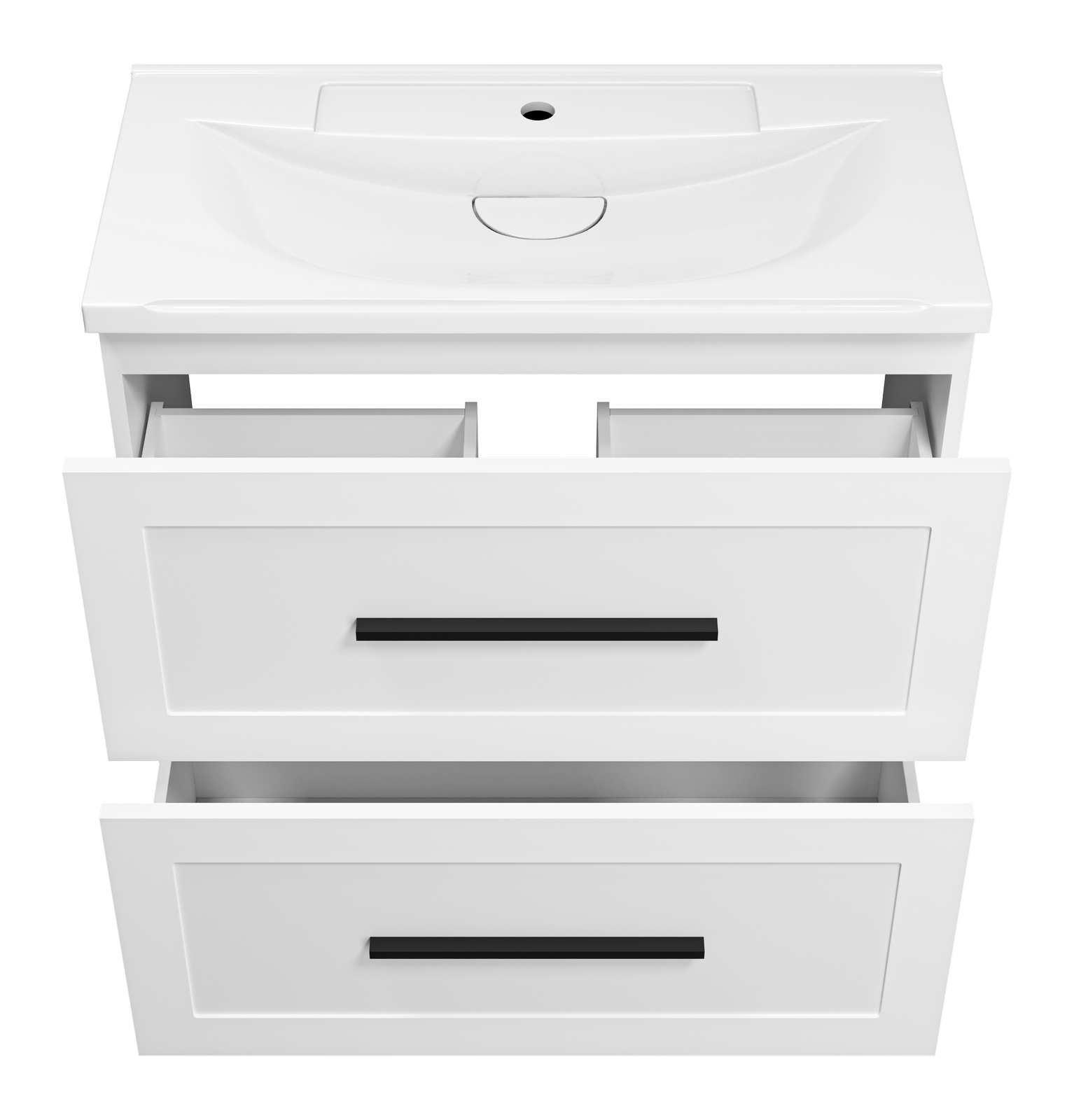 Тумба с раковиной Misty Модерн 80, белый