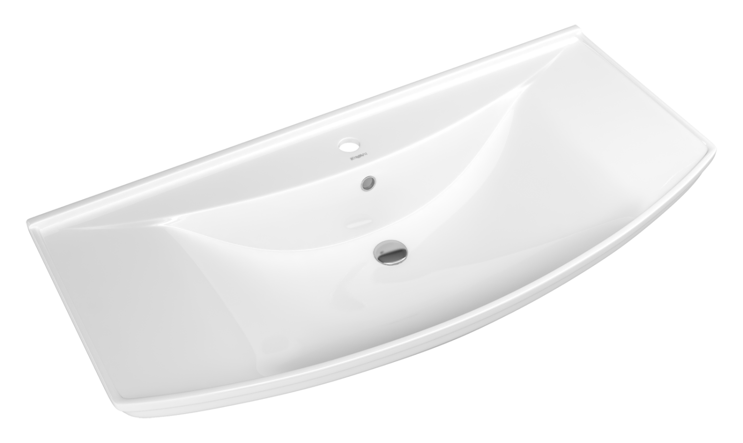 Тумба с раковиной Misty Лувр 105 серый