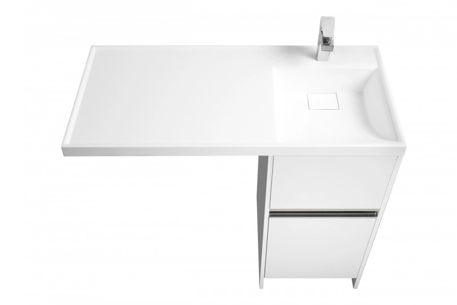 Тумба под раковину AQUATON Лондри 40, белый
