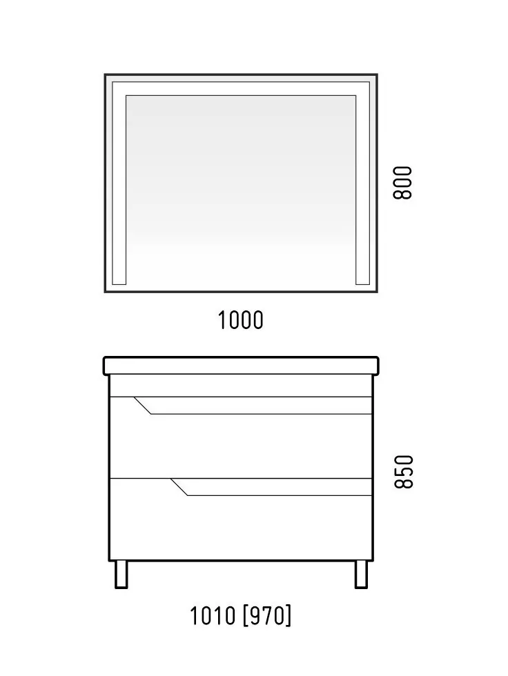 Зеркало Corozo Алано 100х80 свет от магазина Vanna-Vanna.ru!