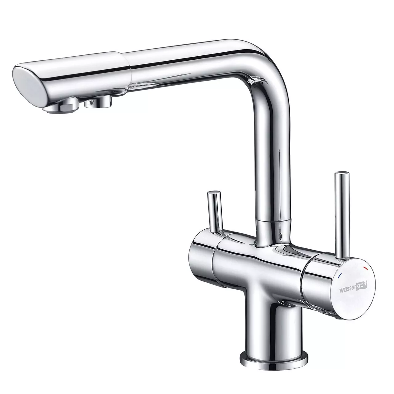 Смеситель для кухни под фильтр однорычажный WasserKraft A8017 хром