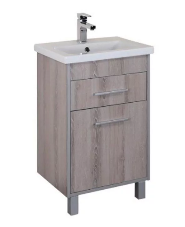 Мебель для ванной Onika Натали 50.12 комплект, напольный, ясень таормина