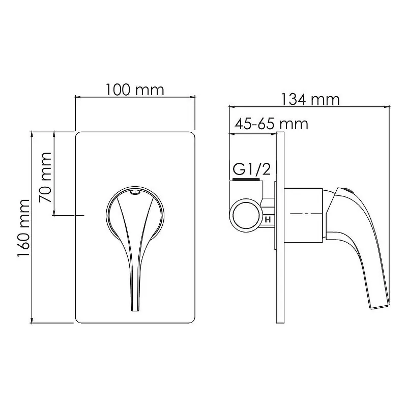 Смеситель для раковины WasserKraft Sauer A71573 глянцевое золото