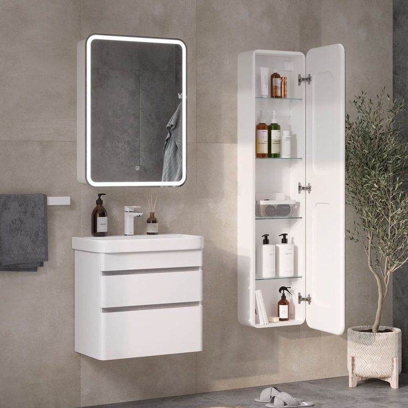 Пенал EQUIL Soldi LED 40 подвесной белый софт, R