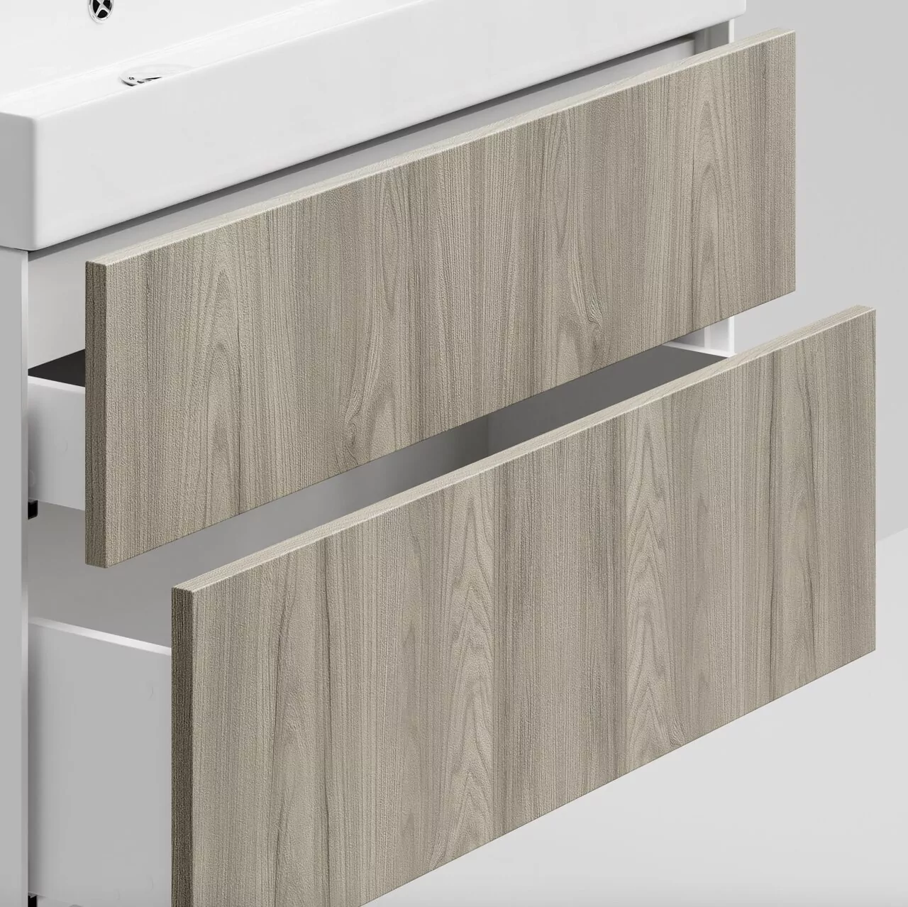 Тумба подвесная Vod-ok Лоренцо 100 с раковиной Stance 100, дуб + 6 цветов от магазина Vanna-Vanna.ru!