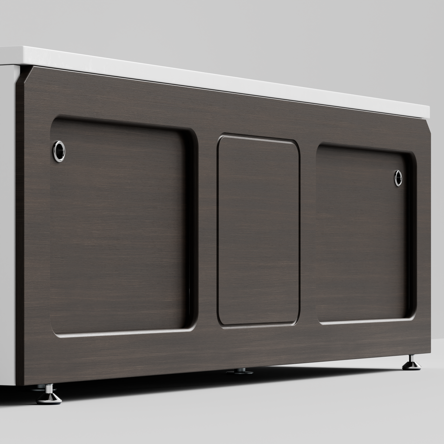 Экран под ванну Vod-ok Хит 170 раздвижной Палисандр