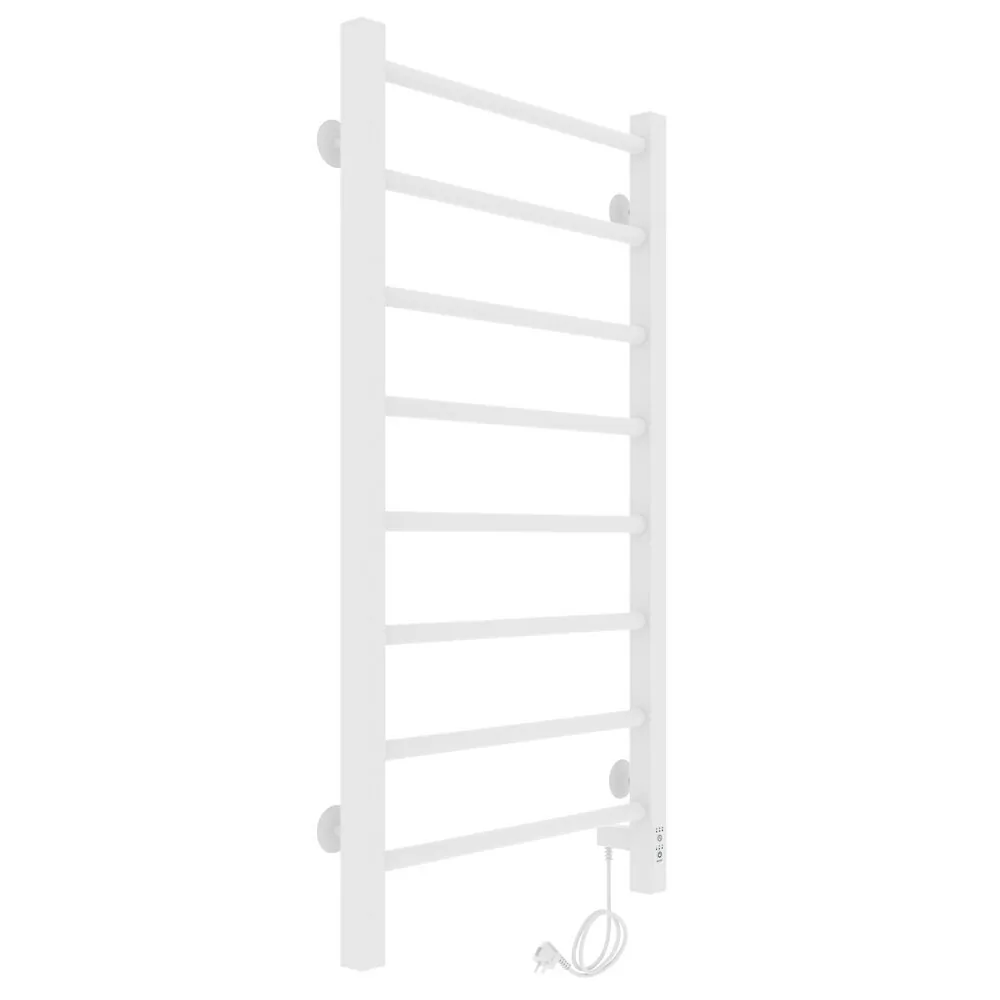 Полотенцесушитель электрический Laris Феличия ЧК П8 400х800 с терморегулятором, правый, белый матовый