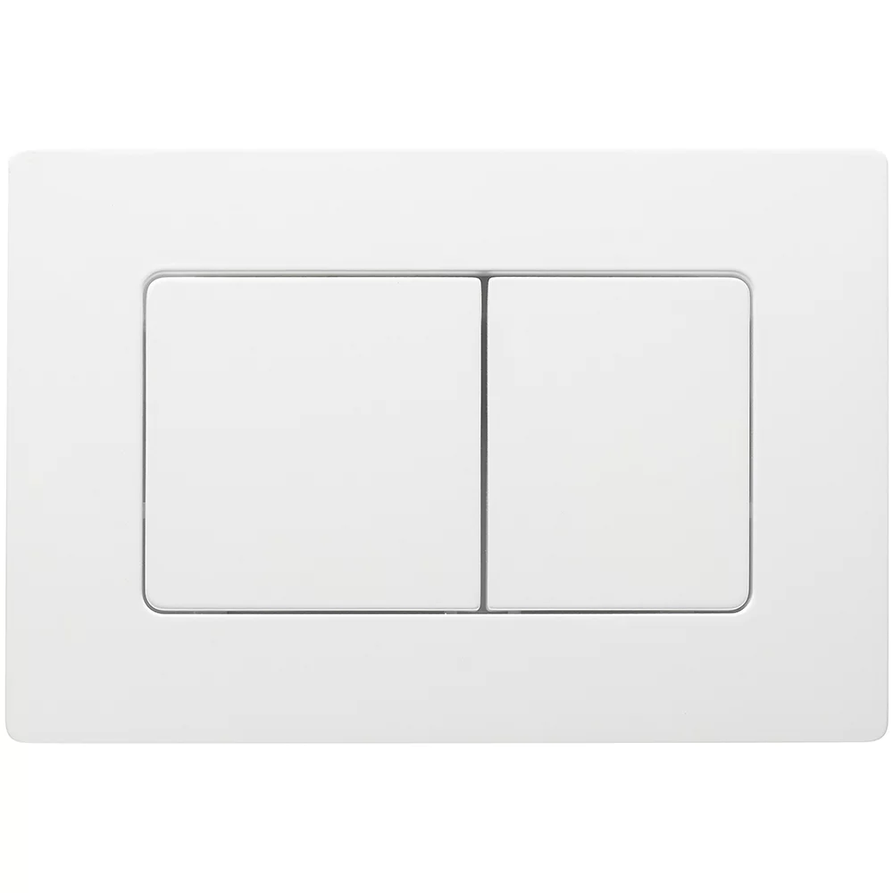 Кнопка смыва Veconi FLUSH V8, FLV8-W, 240х162х7, пластик, белый глянец