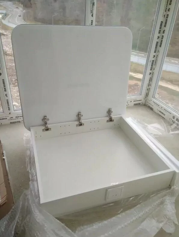 Зеркало-шкаф Alavann Lana Plus 55 свет, сенсор, белый