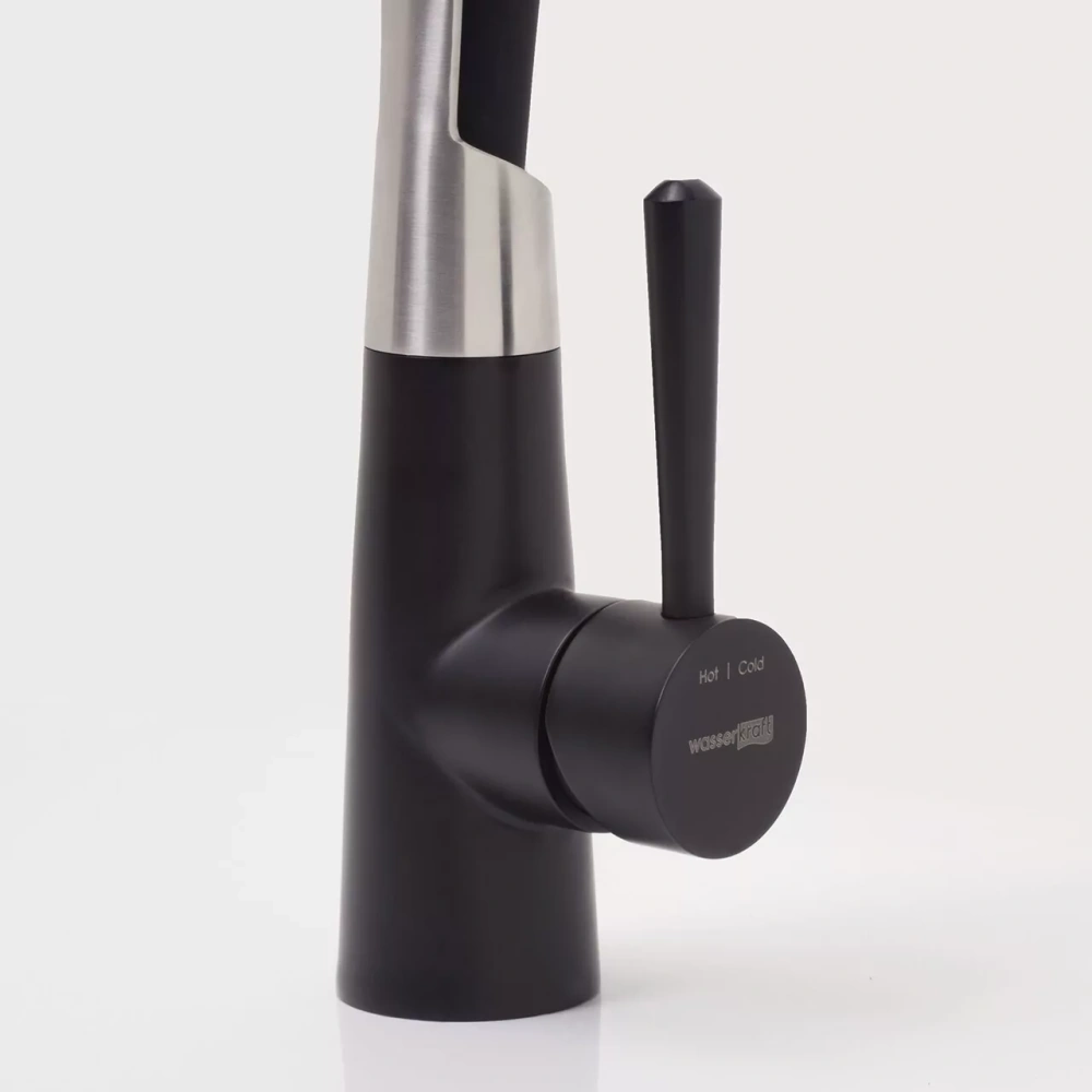 Смеситель для кухни WasserKraft A8417 черный/хром от магазина Vanna-Vanna.ru!