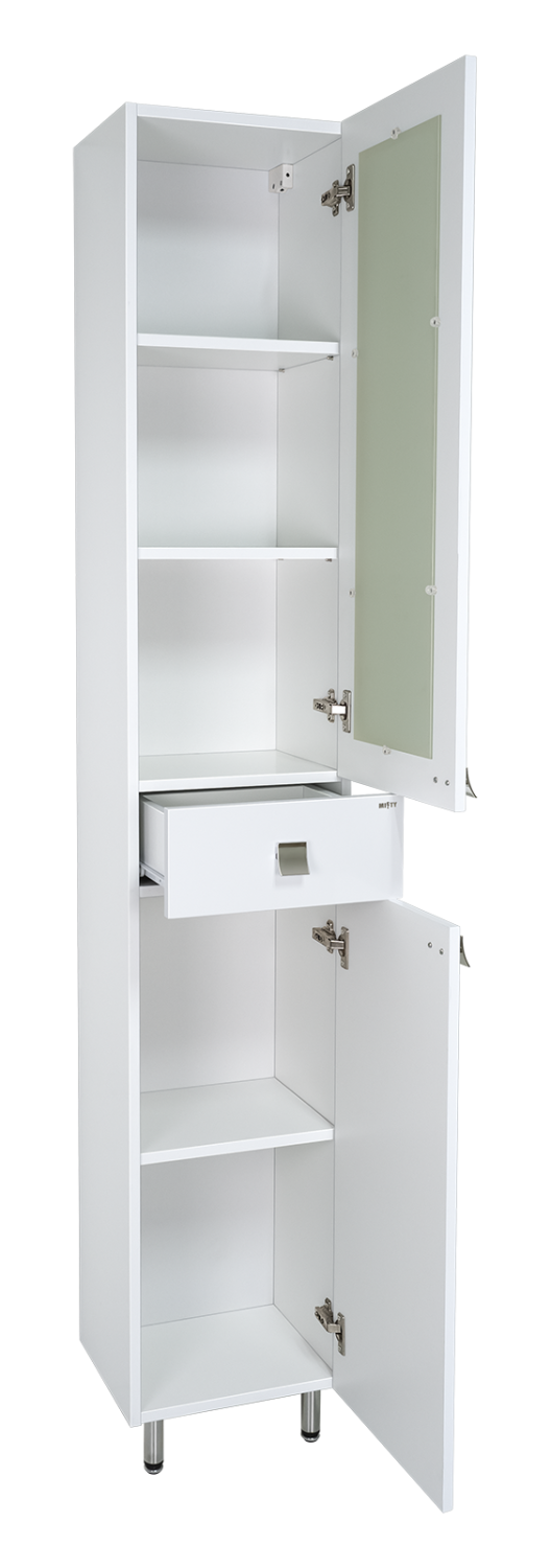 Пенал Misty Урал 35 напольный, R, белый