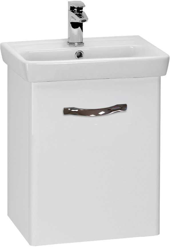 Тумба с раковиной подвесная Dreja Almi 50 см, белый