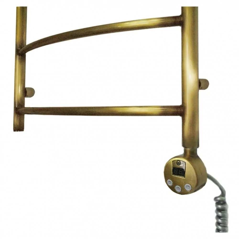 Полотенцесушитель электрический Domoterm Калипсо П5 500x500 ER правый, античная бронза