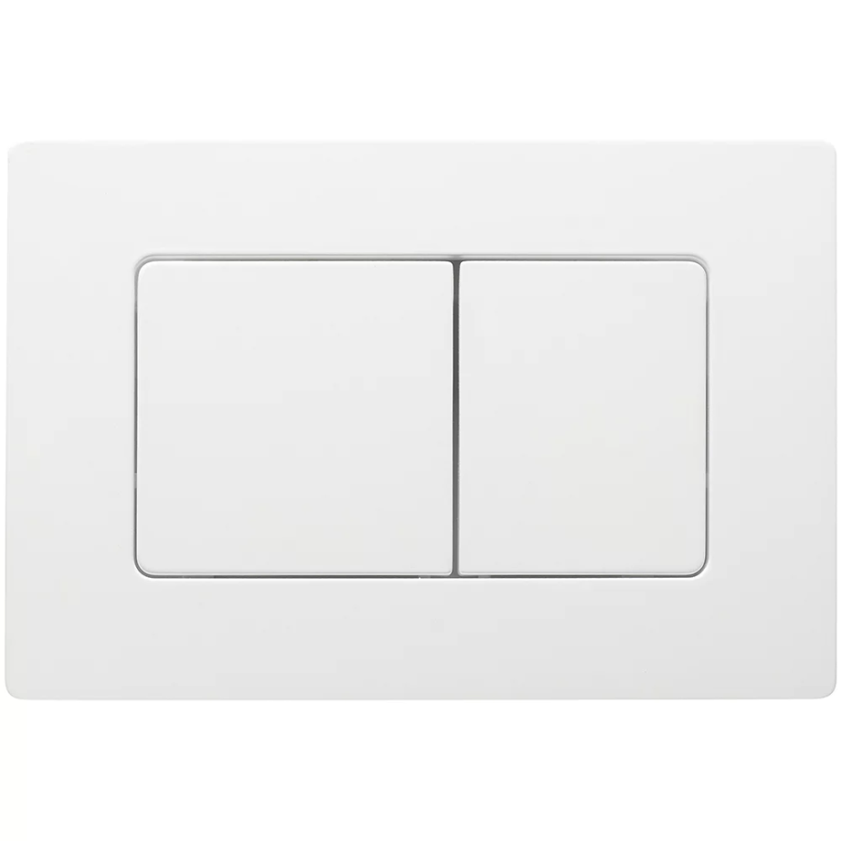 Кнопка смыва Veconi FLUSH V8, FLV8-W, 240х162х7, пластик, белый глянец