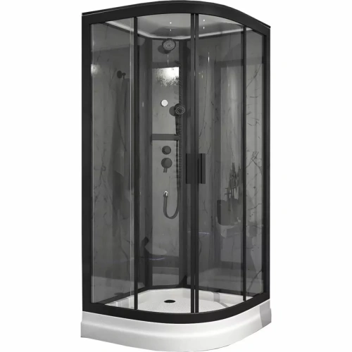 Душевая кабина Timo Premium ILMA Black 909 90х90 от магазина Vanna-Vanna.ru!