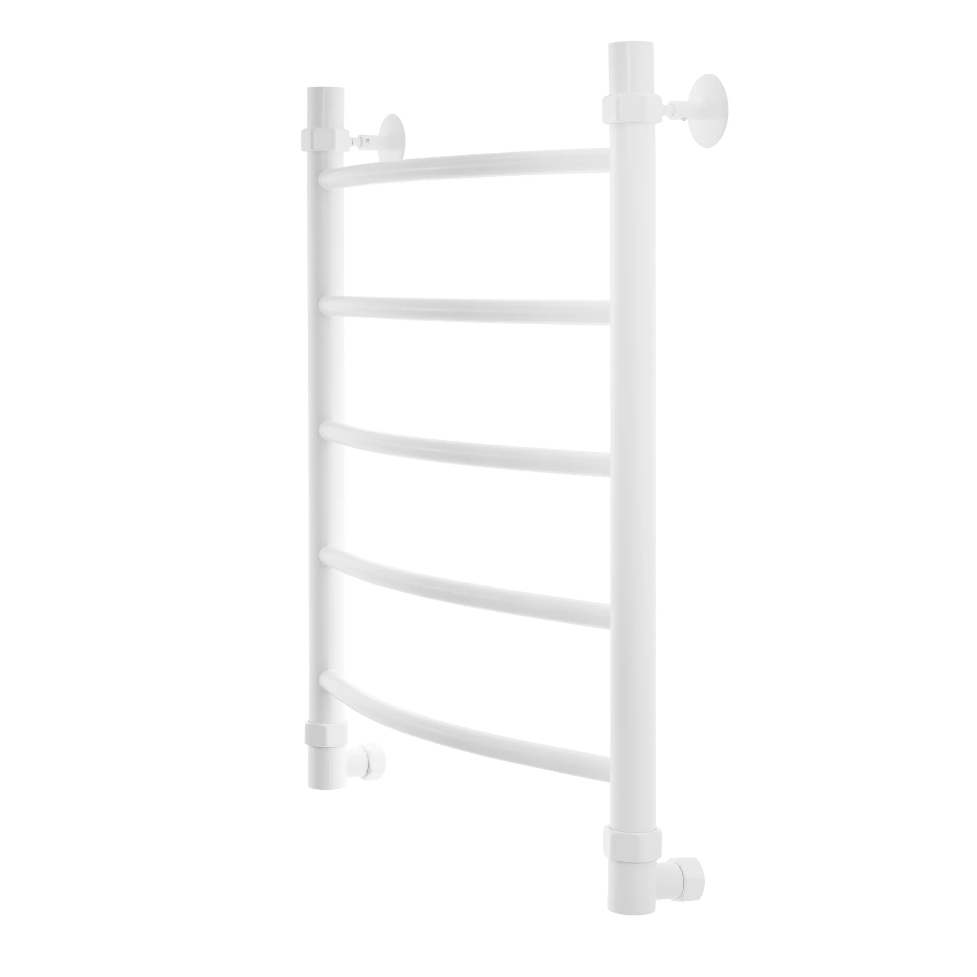 Полотенцесушитель водяной Energy Classic 600x500 белый матовый, тип "лесенка", нержавеющая сталь, подключение 3/4"