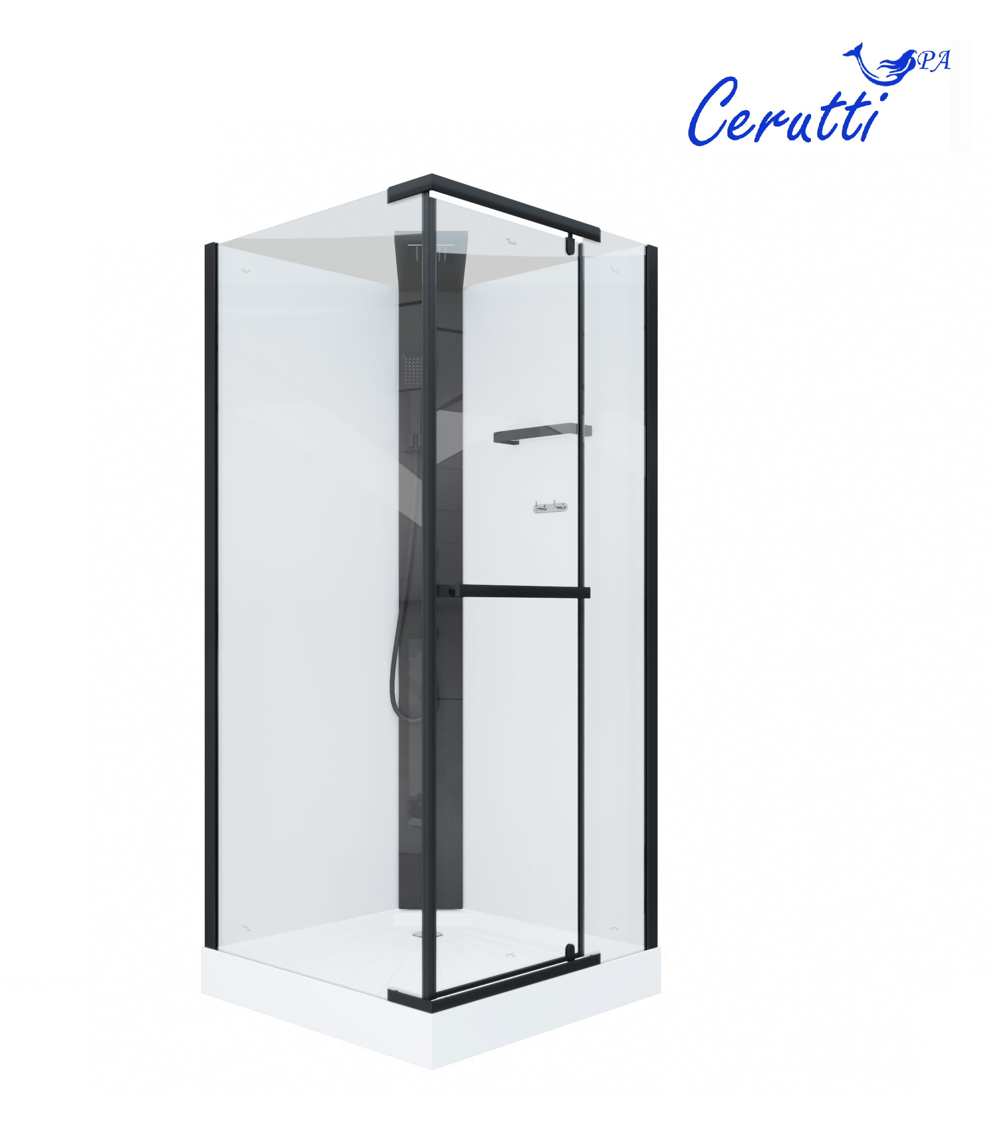 Душевая кабина Cerutti Spa MiMi901B (90x90x215-225)