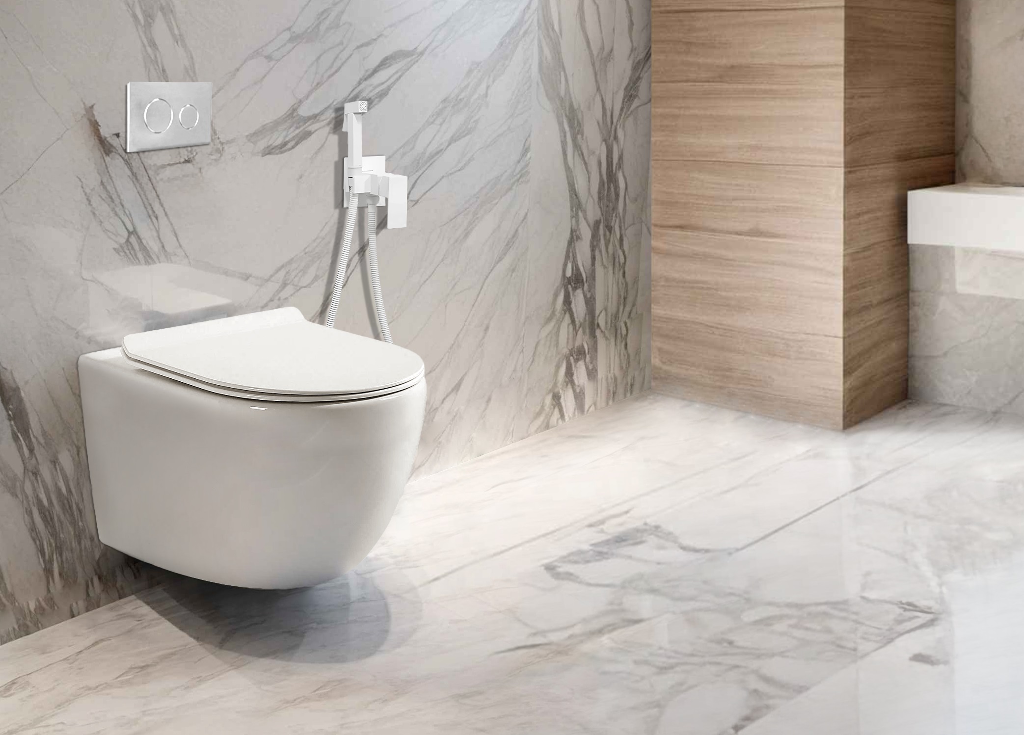 Унитаз Cerutti Spa CLIO Aria Tornado CT10582 подвесной, белый