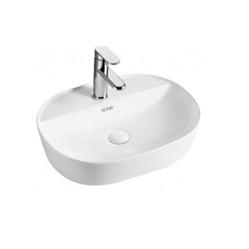 Раковина Runo Nuovo 51x39 овальная, белая