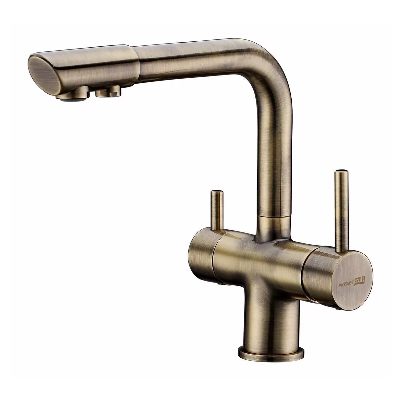 Смеситель для кухни WasserKraft A8037 светлая бронза