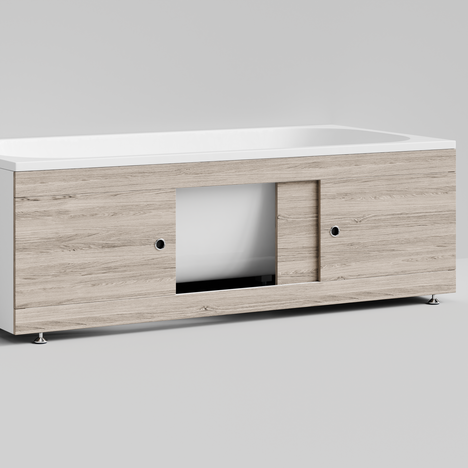 Экран под ванну Vod-ok Купе 170 раздвижной Дубослив ореховый светлый