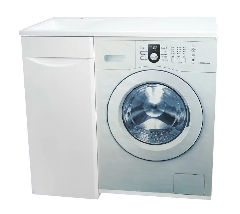 Тумба c раковиной Bellezza Олиссия 100 L напольная 1 дверь белая